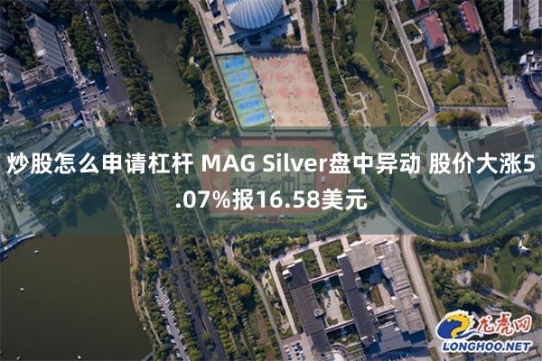 炒股怎么申请杠杆 MAG Silver盘中异动 股价大涨5.07%报16.58美元